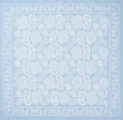 Soft Cotton Paisley Scarf Solid