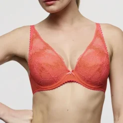 Solene padded plunge bra