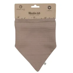 Solid muslin bib