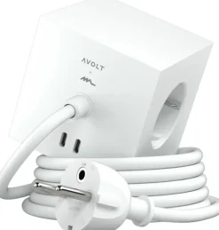 Square 1 - USB-C - 3m F EU - Opal White