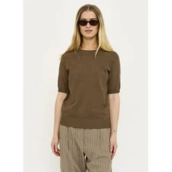 SRMarla ss O-neck knit