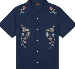 SS W RESORT SHIRT NAVY FLORAL