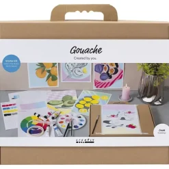 Start DIY Kit Gouache, Malerier, ass. Farver