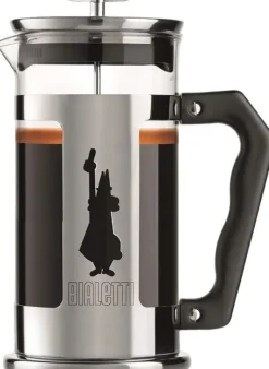 Stemplekande Preziosa, 3 kop Stål Bialetti