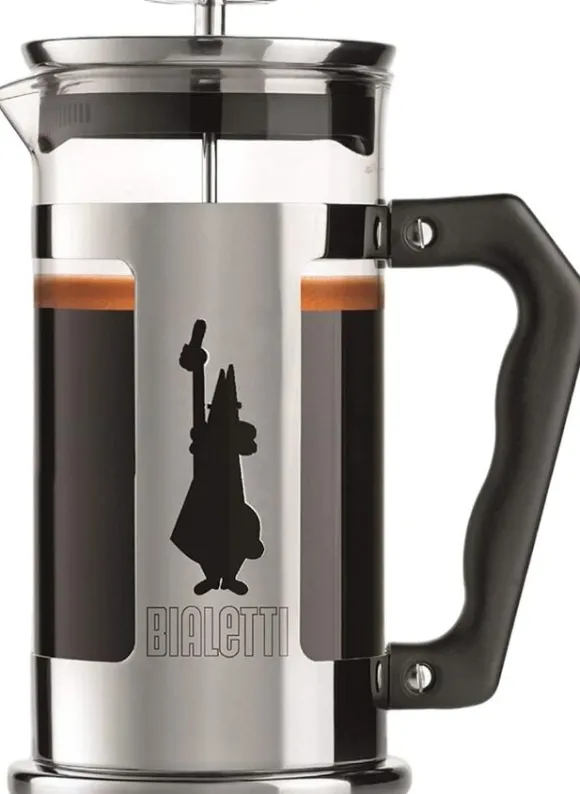 Stemplekande Preziosa, 3 kop Stål Bialetti