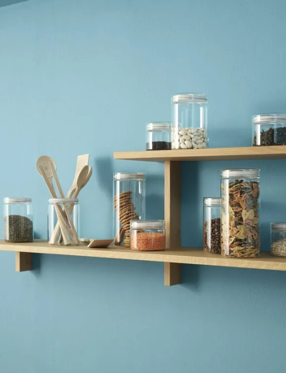 STORE-IT förvaringsburk 1 l. light grey