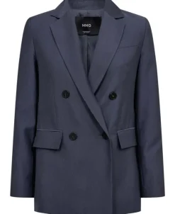 Straight-fit lyocell suit jacket