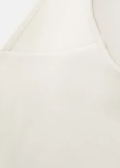 Strapless fitted top