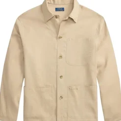 Stretch Linen-Cotton Overshirt