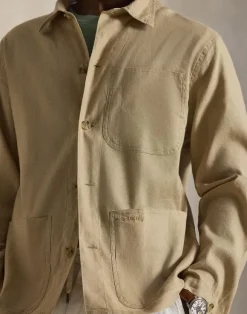 Stretch Linen-Cotton Overshirt
