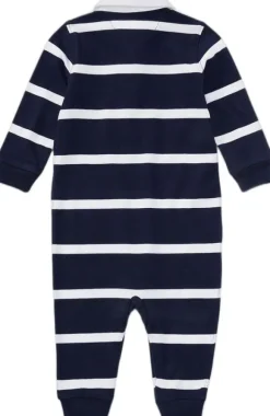 Striped Cotton Jersey Rugby Coverall