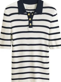 STRIPED KNIT RUGGER