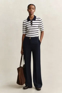 STRIPED KNIT RUGGER