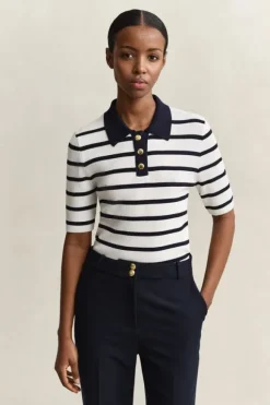 STRIPED KNIT RUGGER