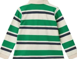 STRIPED PIQUE POLO W. LS