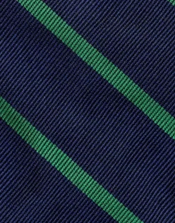 Striped Silk Repp Tie