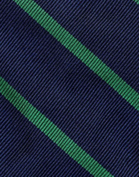 Striped Silk Repp Tie
