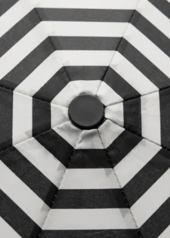 Stripe-printed umbrella
