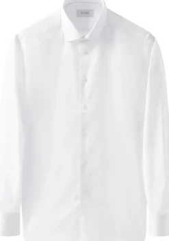 Super Slim Fit White Signature Twill Shirt