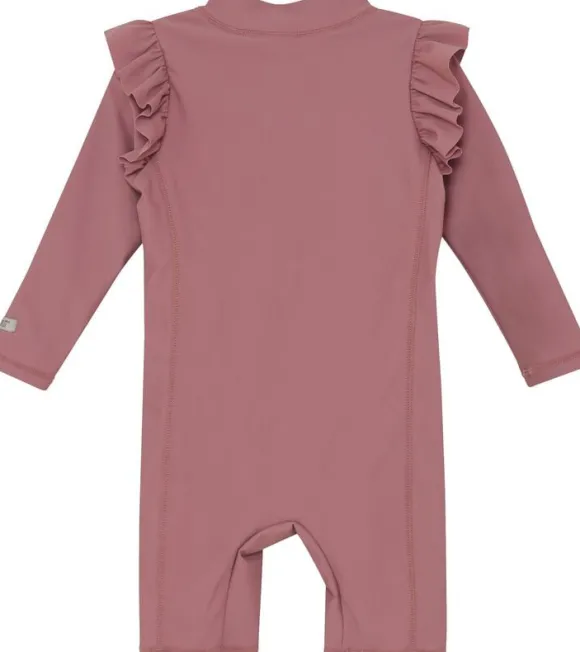 Swim Suit LS Solid - UPF 40