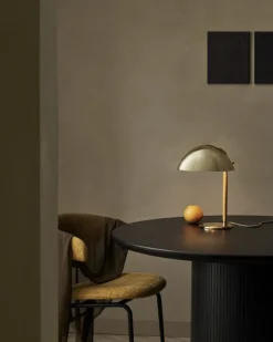 9209 Table Lamp (Base: Brass, Shade: Polished Brass)