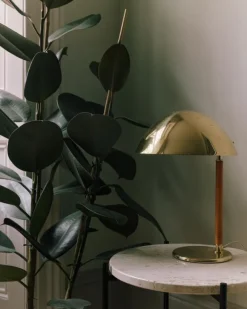 9209 Table Lamp (Base: Brass, Shade: Polished Brass)
