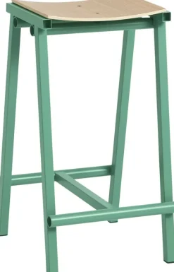 Taburete 8 Bar stool Low Soft jade
