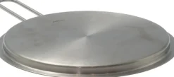 Tallerkenlåg 24 cm rustfrit stål