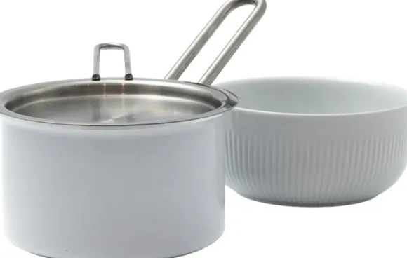 Tallerkenlåg 13 cm rustfrit stål
