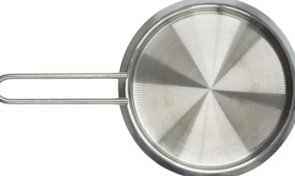 Tallerkenlåg 13 cm rustfrit stål