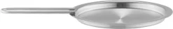 Tallerkenlåg 13 cm rustfrit stål