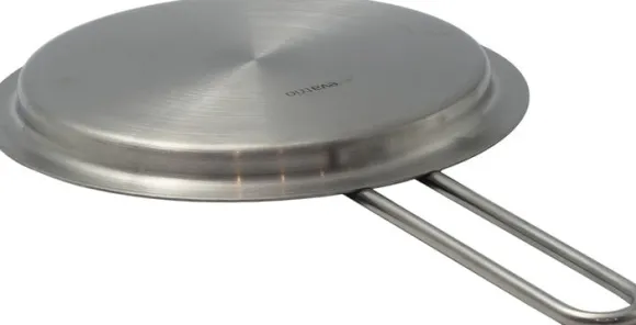 Tallerkenlåg 13 cm rustfrit stål