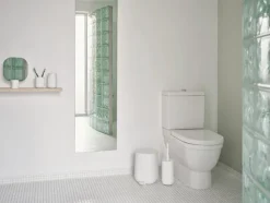 Tandborstmugg Time White