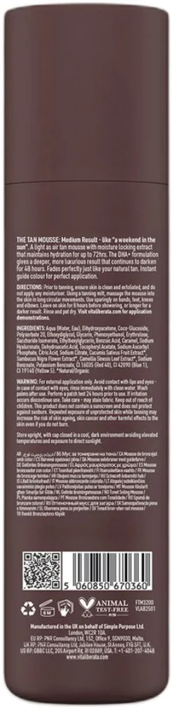 Tanning Mousse Medium 200 ml