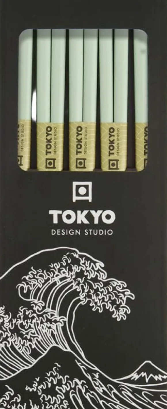 TDS Bamboo Chopstick Set/5 Mint