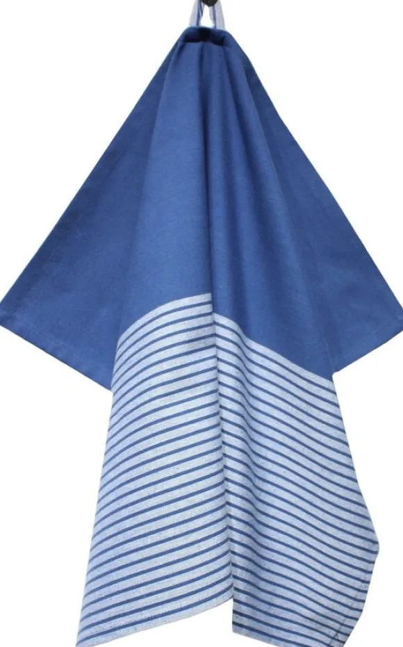 Tea Towels 50x70 cm MIX - Randig blue