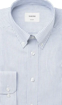 The Founder 4. 0 | Light blue stripe | Slim fit