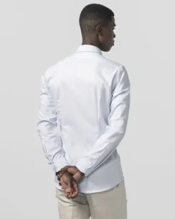 The Founder 4. 0 | Light blue stripe | Slim fit
