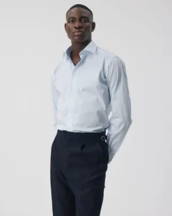 The Lawyer 4. 0 | Sky Blue Stripe | Slim fit