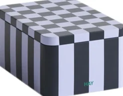 Tin Container-Small-Dark blue and l