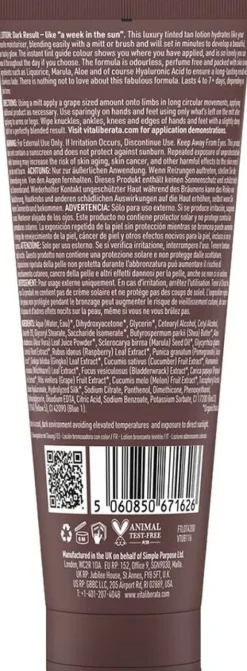 Tinted Tanning Lotion - Dark