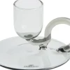 Tiny Candleholder-Curved-Grey