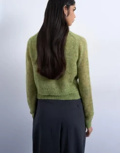 TSEBBA LS O-NECK CARDIGAN
