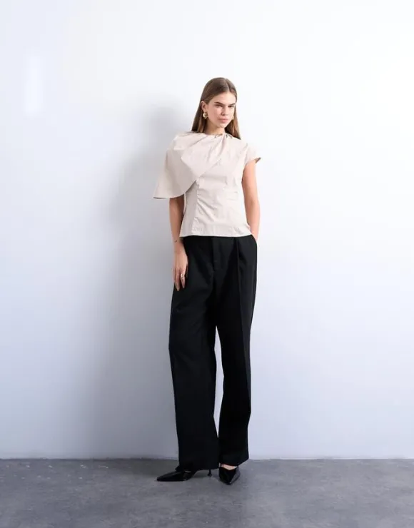 TSESME SS CAPE STRUCTURED TOP