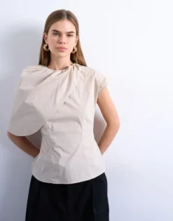 TSESME SS CAPE STRUCTURED TOP