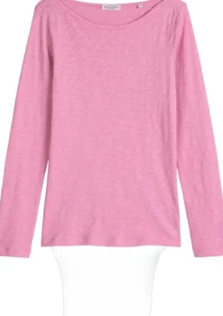 T-shirt, long sleeve, boat neck