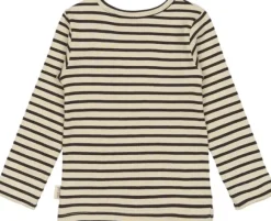 T-shirt L/S Modal Striped