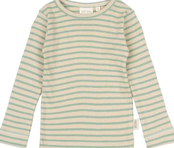 T-shirt L/S Modal Striped