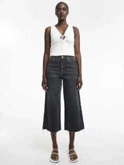 TSVERA HR WIDE CROPPED DNM JEANS BL