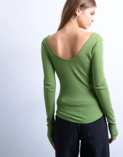 TSWENDY LS V-NECK TOP JRS